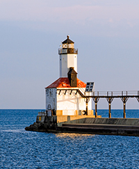 Indiana - East Pierhead LIghthouse