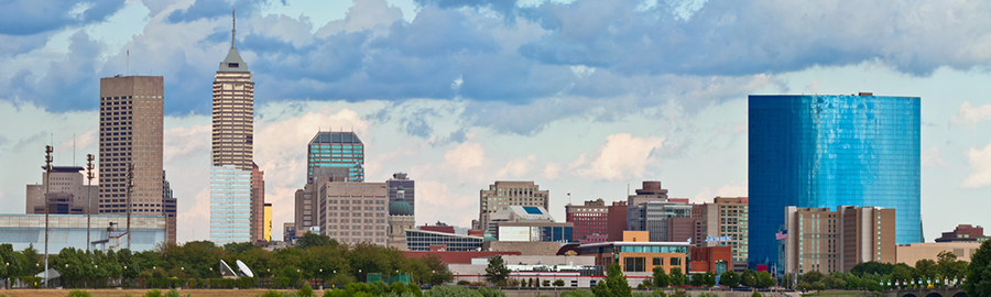 Indiana - Indianapolis Skyline